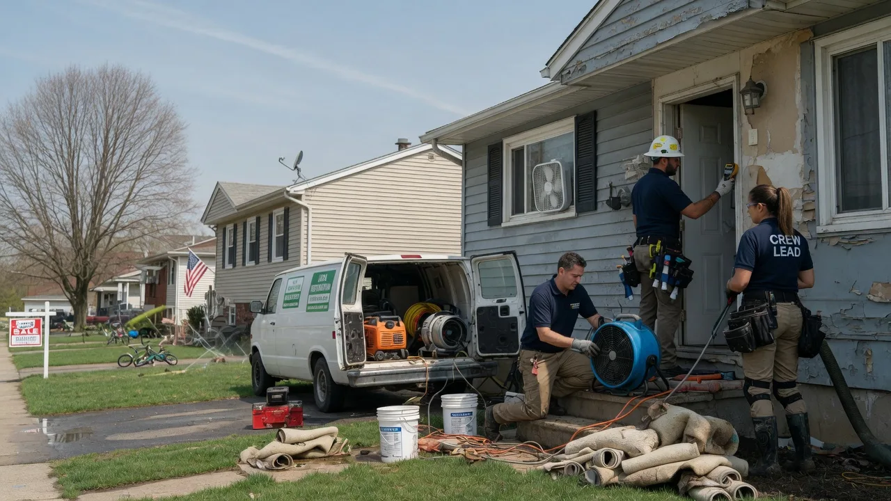 Flood Cleanup in Sunderland, MD near me